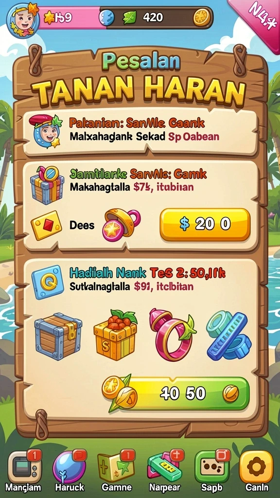 Tampilan antarmuka yang ramah pengguna.