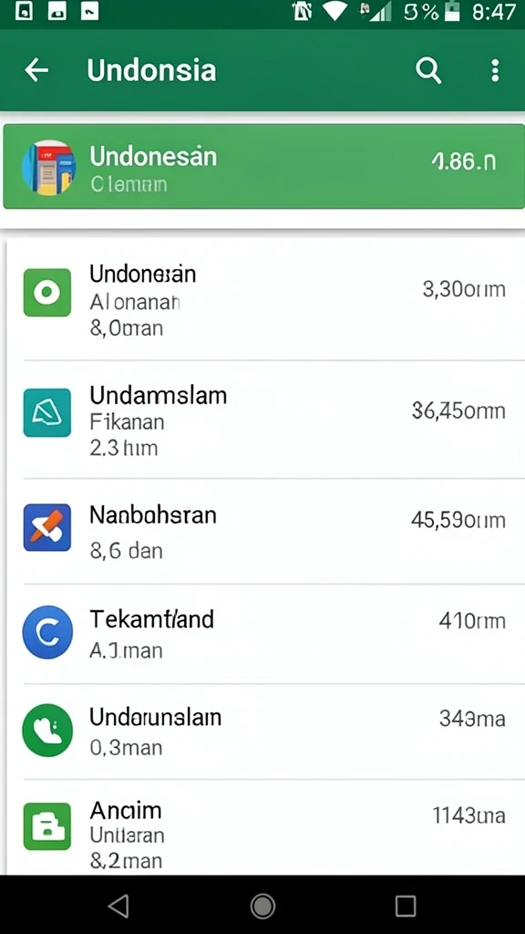 Tampilan antarmuka yang intuitif dan user-friendly.