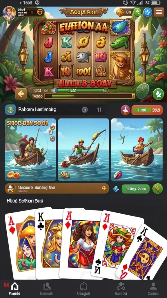 Level dengan tantangan seru dan unik.