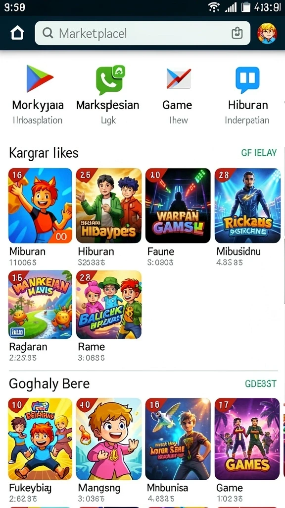 Screenshot level yang menantang di DANAVIP.