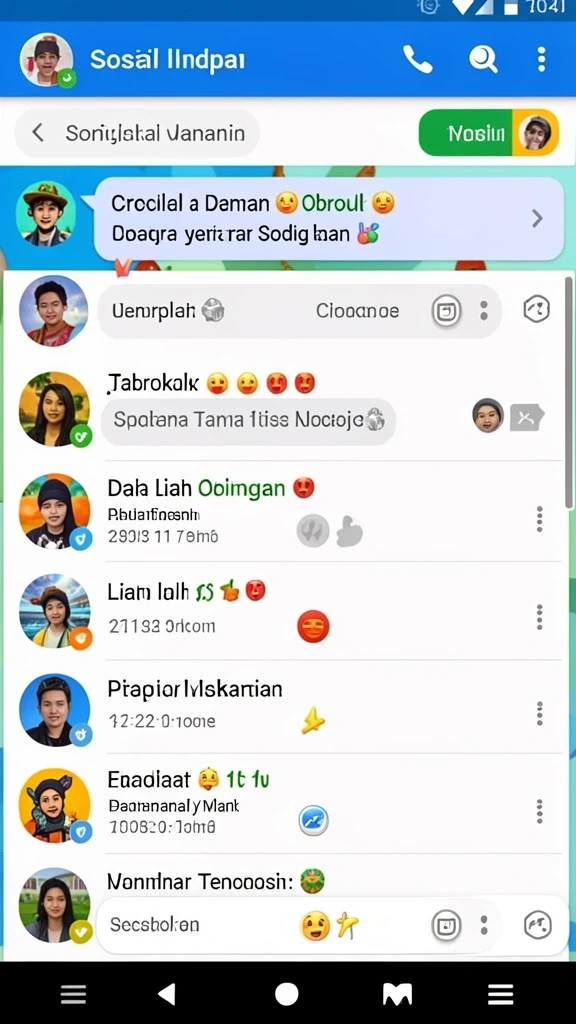 Tampilan antarmuka aplikasi DEWA22 yang modern.