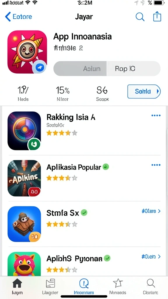 Gambaran level pertama yang penuh warna.