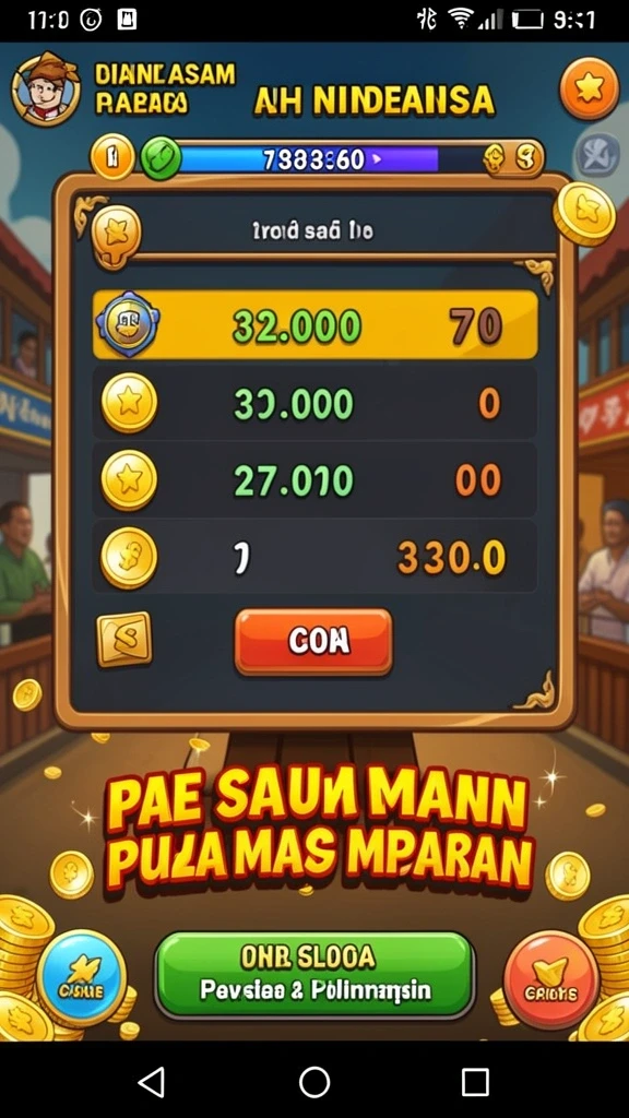 Tampilan menu yang mudah dinavigasi.