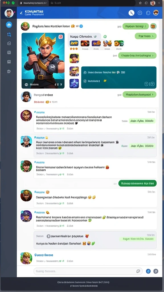 Fitur pelatihan pemain yang mendetail.