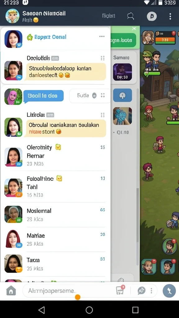 Tangkapan layar menampilkan aksi pertarungan seru.