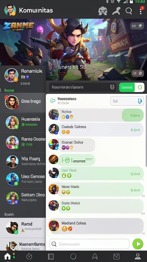 Tampilan permainan slot yang menarik dan berwarna-warni.
