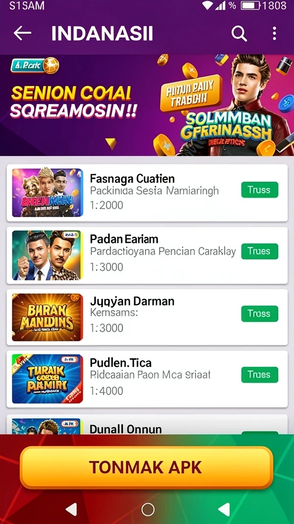 Tampilan antarmuka yang menarik dan mudah digunakan.