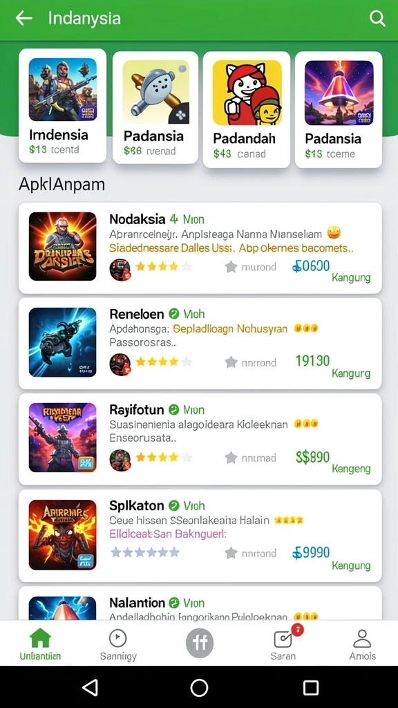 Tampilan antarmuka yang modern dan menarik.