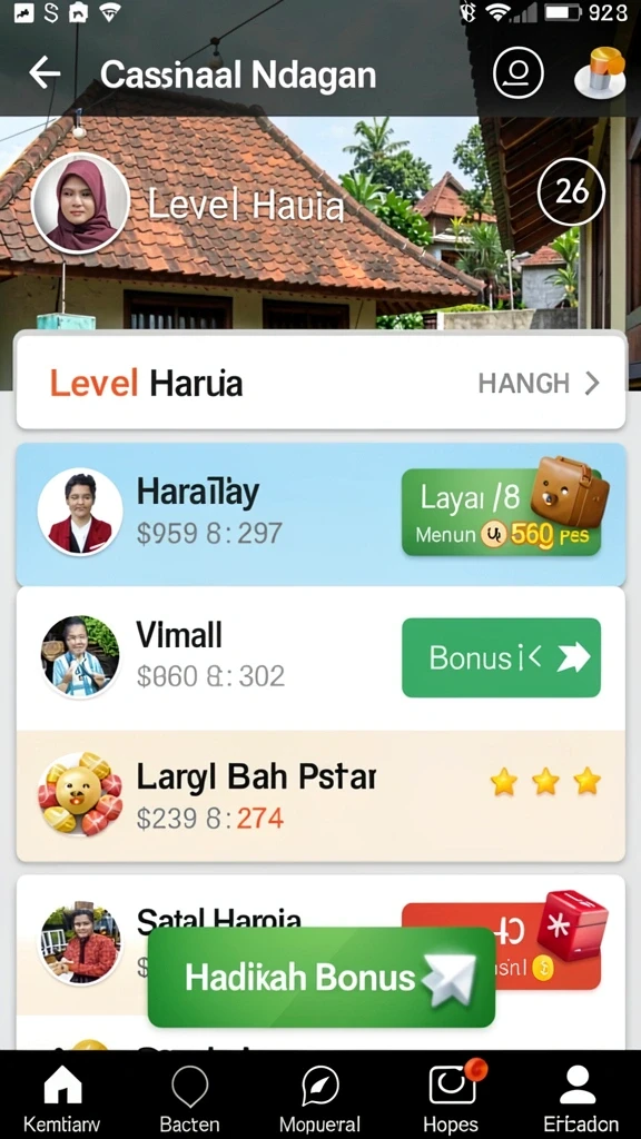 Tangkapan layar menampilkan karakter utama dalam aksi.