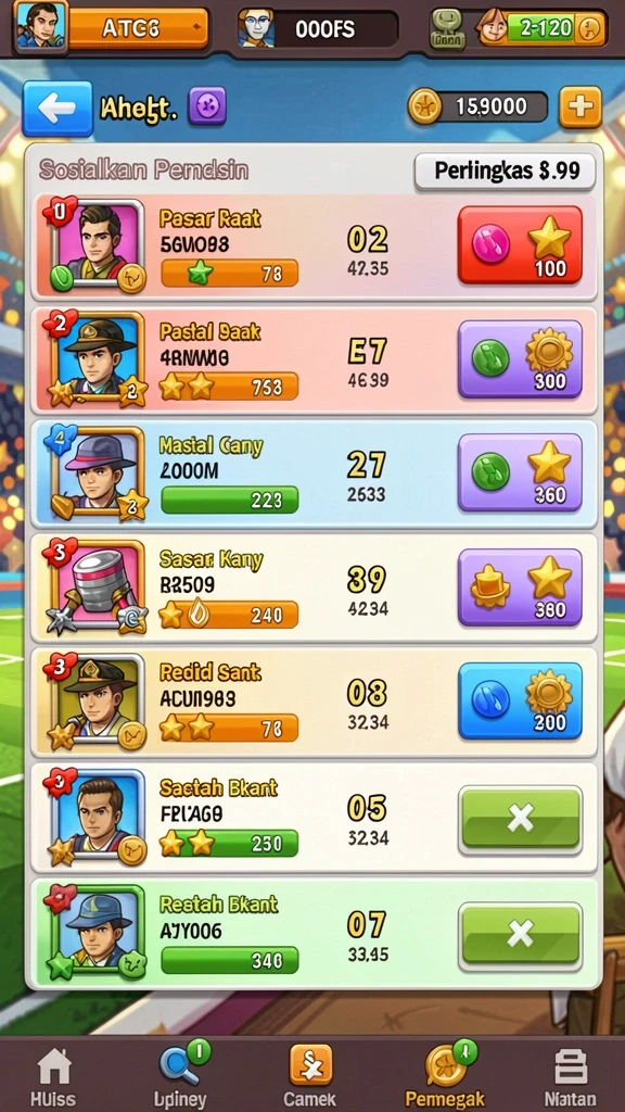 Tangkapan layar dengan teman-teman dalam mode multiplayer.