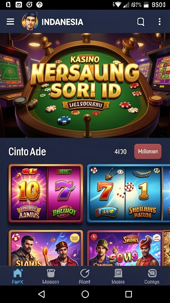 Tampilan antarmuka pengguna yang intuitif dan menarik.