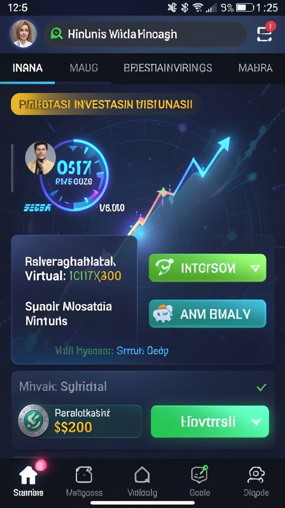 Tampilan antarmuka yang modern dan menarik.