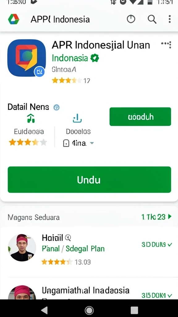 Tampilan antarmuka yang ramah pengguna saat memulai permainan.