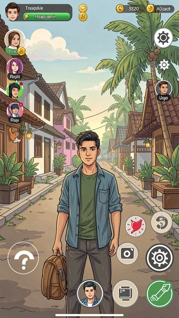 Tampilan awal aplikasi LUCK365 yang menarik.