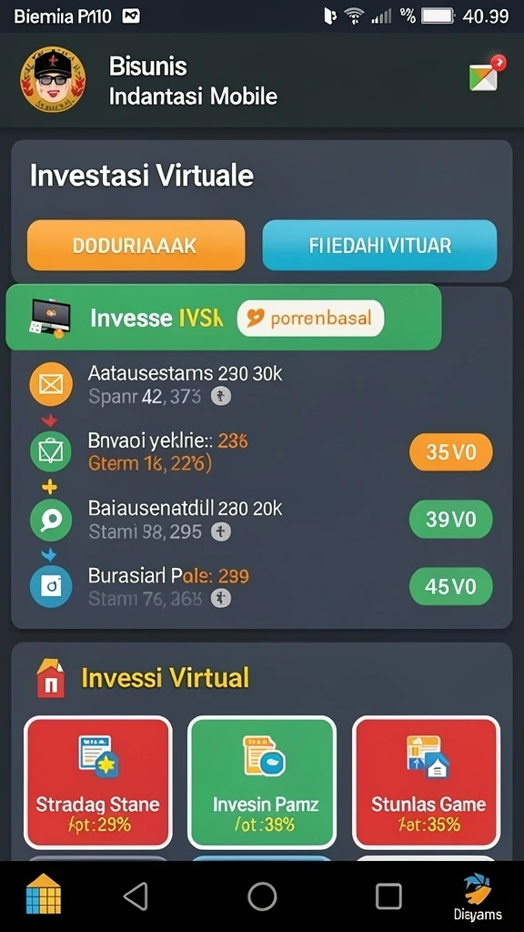 Tampilan awal MEDUSA88 yang menarik dan user-friendly.