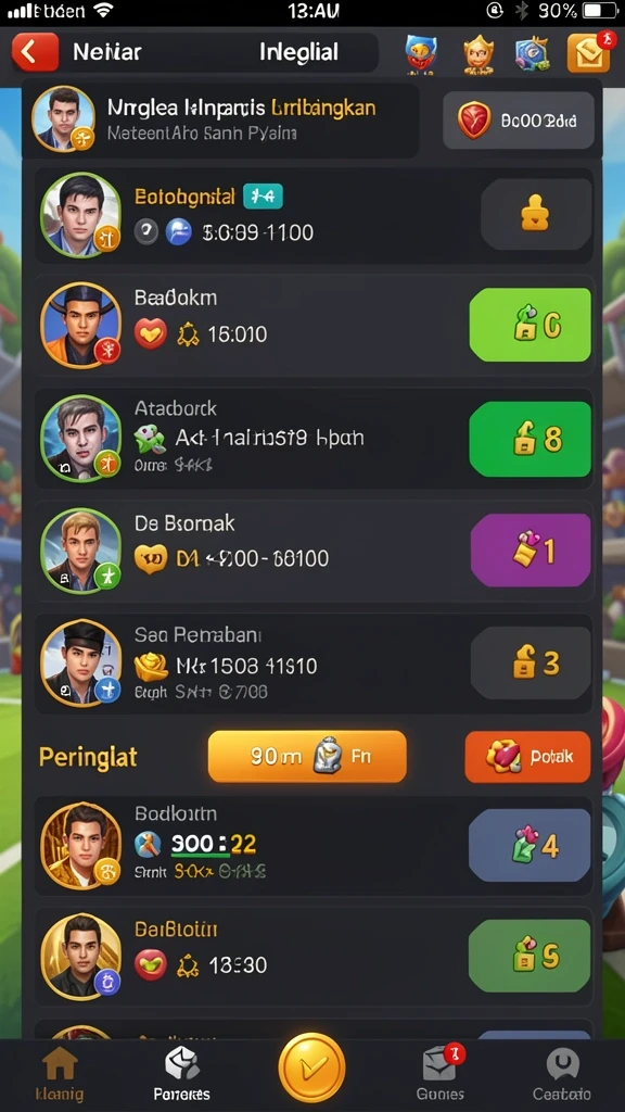 Fitur event menarik dengan hadiah yang menggiurkan.