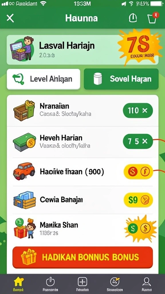Screenshot menggambarkan leaderboard yang memperlihatkan peringkat pemain.