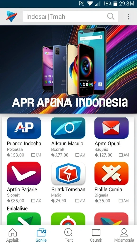 Berbagai pilihan permainan tersedia di aplikasi ini.