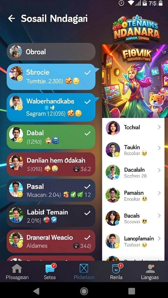 Tampilan antarmuka yang ramah pengguna.