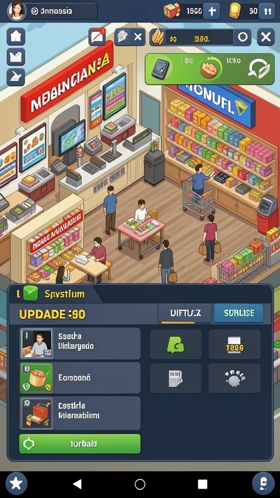 Karakter dengan desain unik dan menarik.
