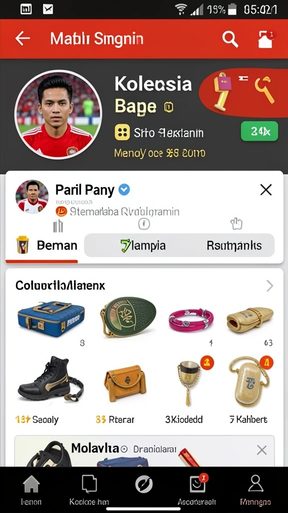 Tampilan grafis yang memukau dalam permainan.