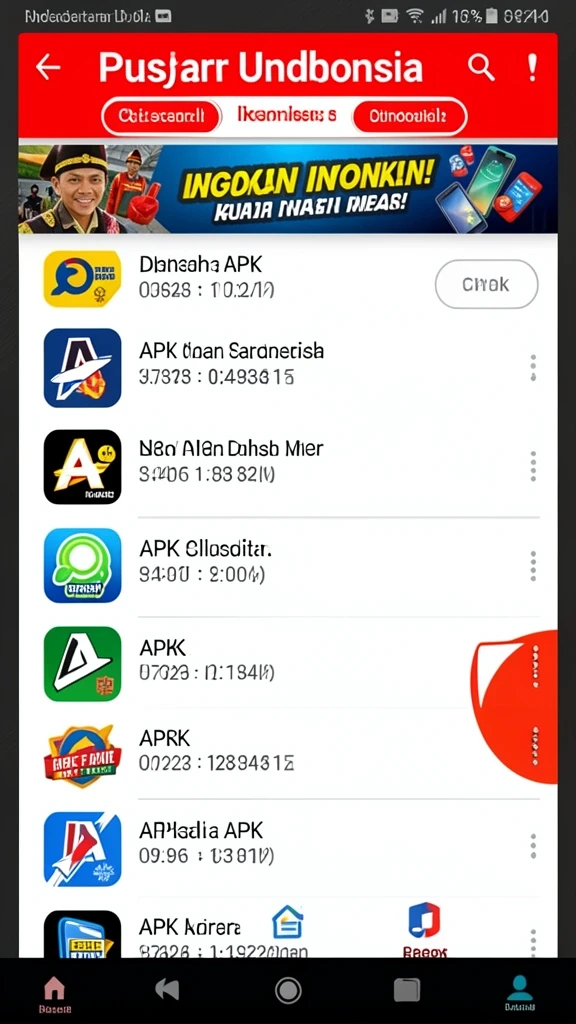 Gameplay yang seru dengan berbagai pilihan karakter.
