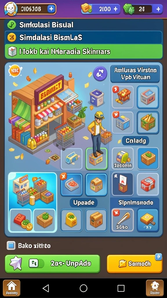 Gameplay yang seru dengan banyak tantangan.