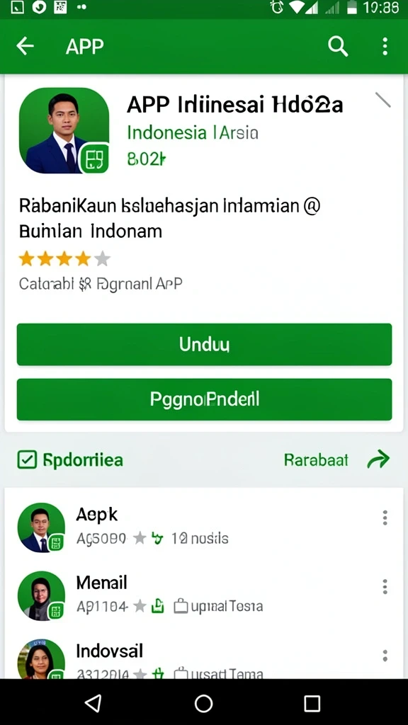 Tampilan menu utama yang menarik dan intuitif.