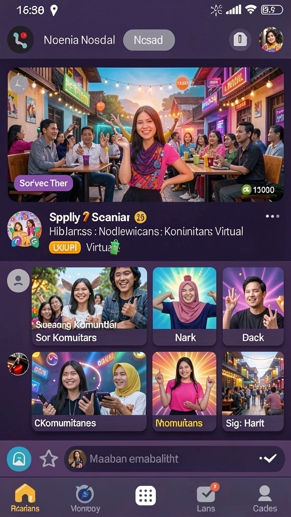 Tampilan antarmuka utama TURBO78 yang menarik.