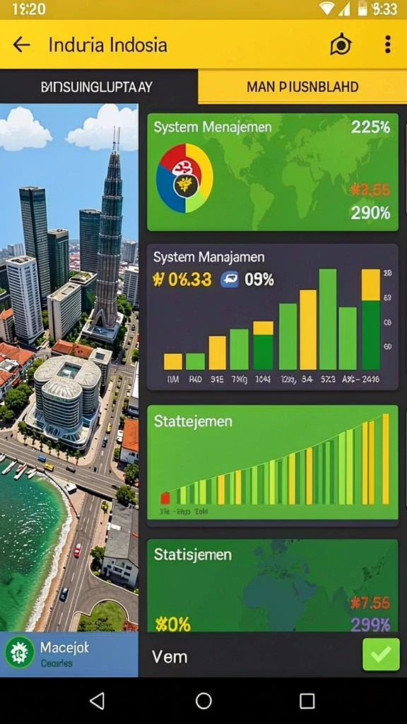 Fitur upgrade karakter yang membuat permainan lebih seru.
