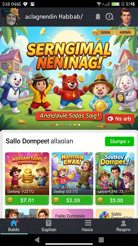 Tampilan awal aplikasi WINIDN yang menarik.
